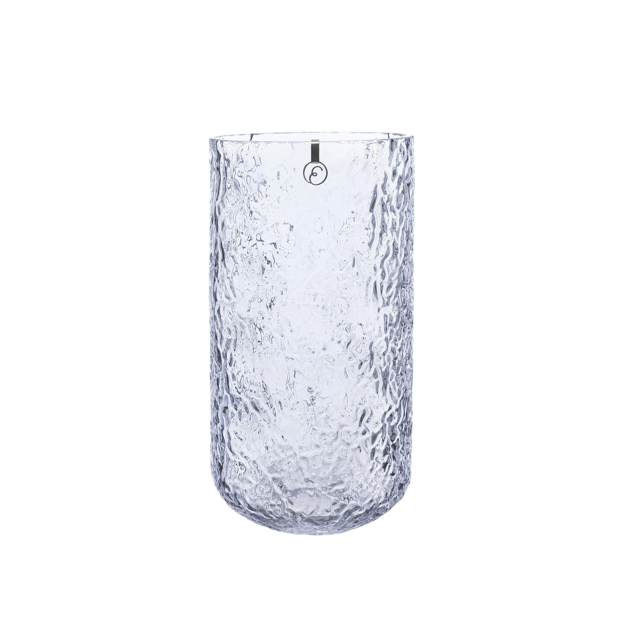 Glasvas mönstrat glas