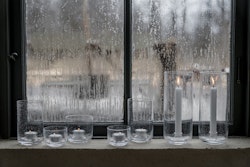 Ljuslykta bubbligt glas