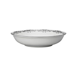 Tallrik djup 22 cm svart