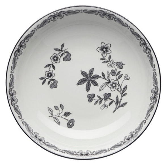 Tallrik 21 cm svart