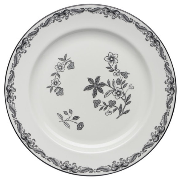 Tallrik 27 cm svart