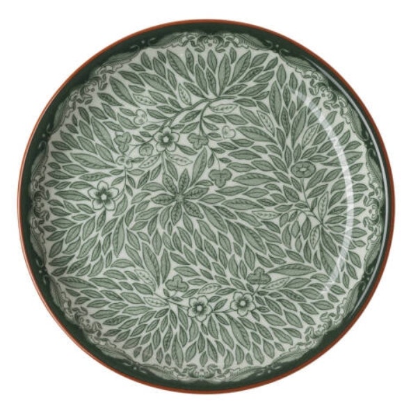 Tallrik 16 cm Floris grön