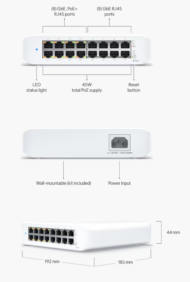 Ubiquiti Unifi Lite 16 PoE