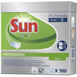 Maskindiskmedel Sun Professional All in 1 ECO 100 st/fp