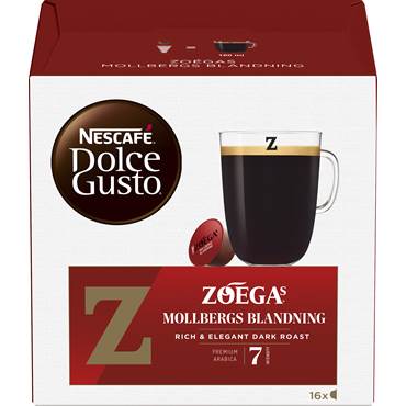 Kaffekapsel Mollberg Dolce Gusto 16 st/fp Zoegas