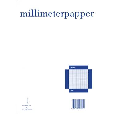 Millimeterpapper A4 50blad