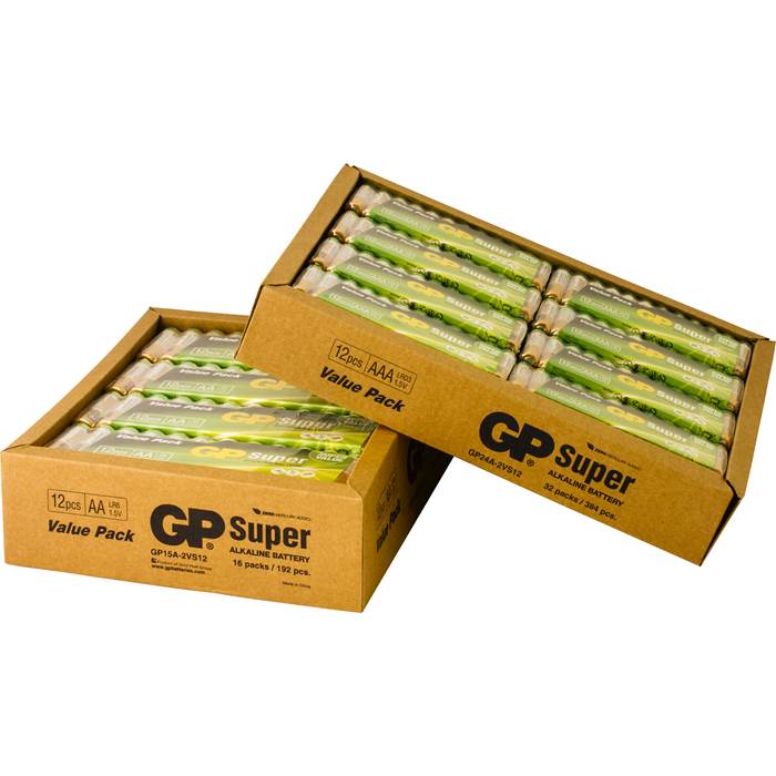Batteri GP Super AA/LR6 12/fp