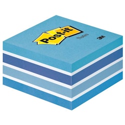 Post-it kub 76x76 blå