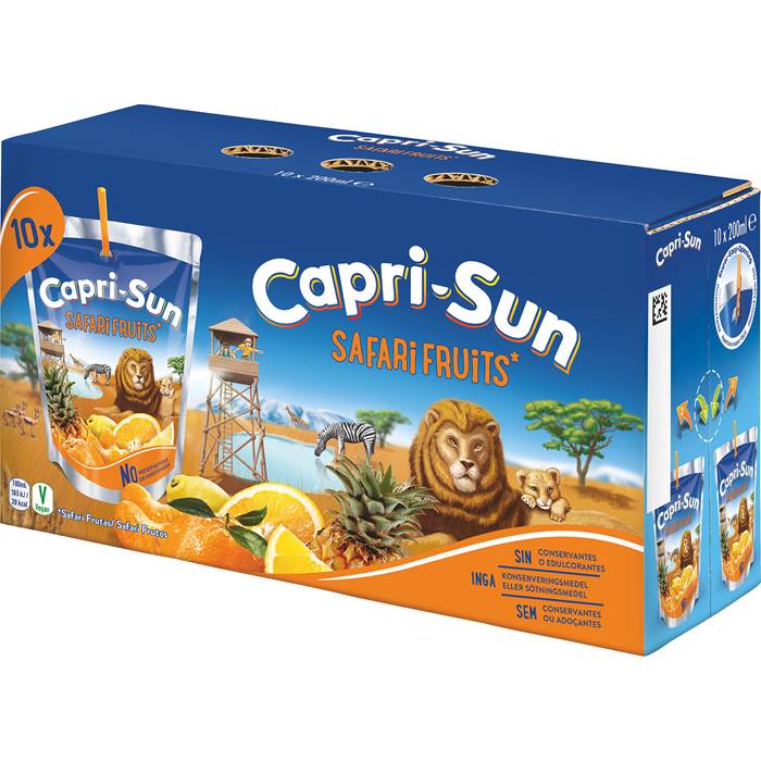 Fruktdryck Safari Fruits 20 cl 10-pack Capri-Sun