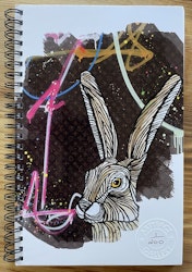 Limited edition Notebook 'Glam Hare'