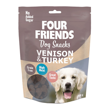 Four Friends Dog Snacks Venison & Turkey