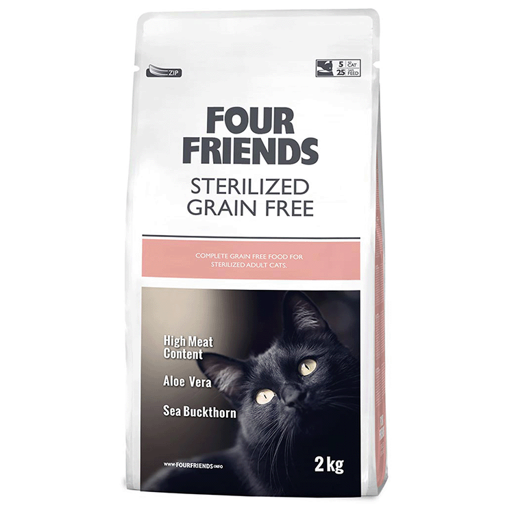 Four Friends Grain Free Sterilized Cat Torrfoder