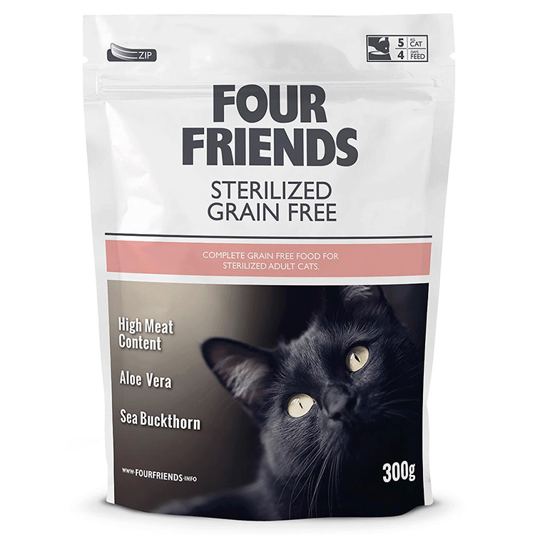 Four Friends Grain Free Sterilized Cat Torrfoder