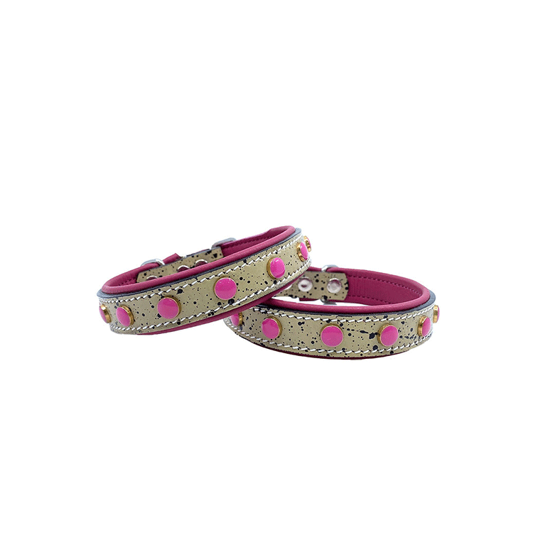 Hundhalsband Pink Candy Drop