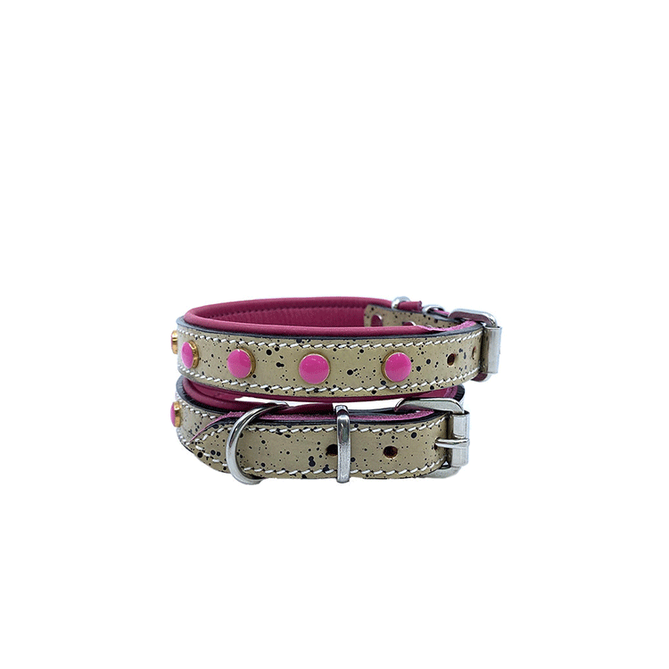 Hundhalsband Pink Candy Drop