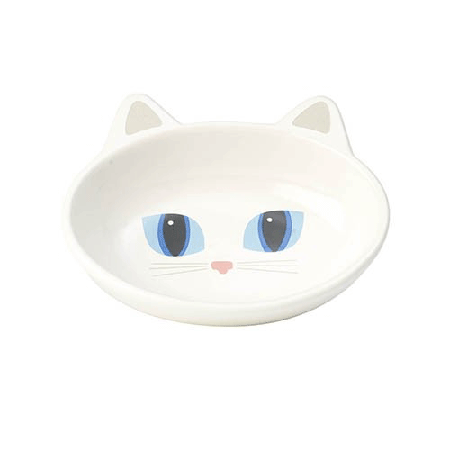 Katt matskål i keramik - Frisky Kitty