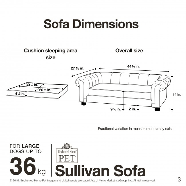 Lyxig hundsäng i smaragdgrön färg - Sullivan