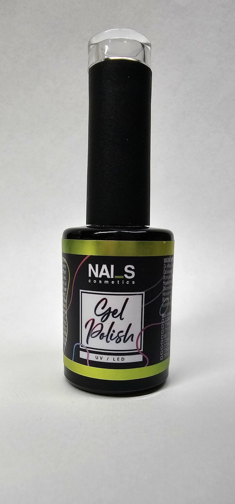 Gel polish -  cream black dots