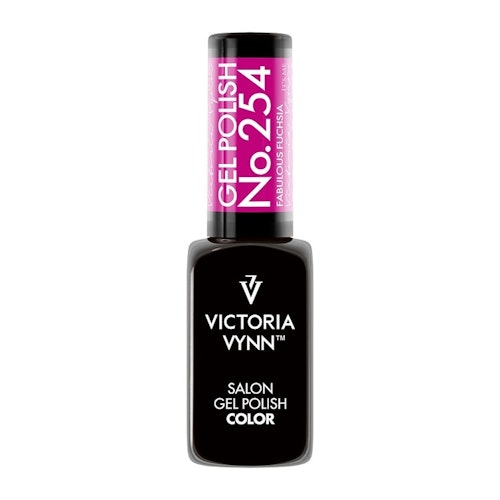 Gel Polish Color No. 254 Fabulous Fuscia