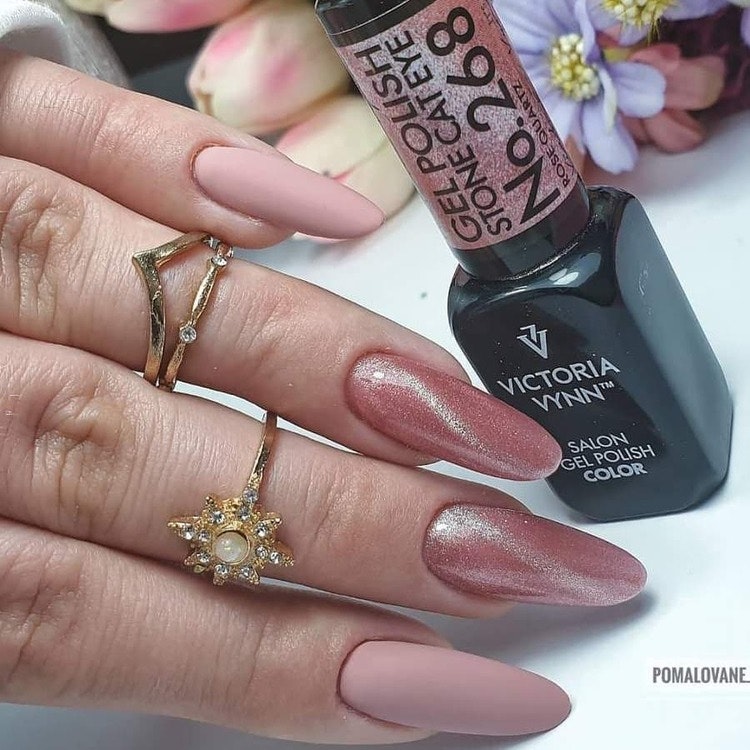Gel Polish Color No. 268 Stone Cat Eye Rose Quartz