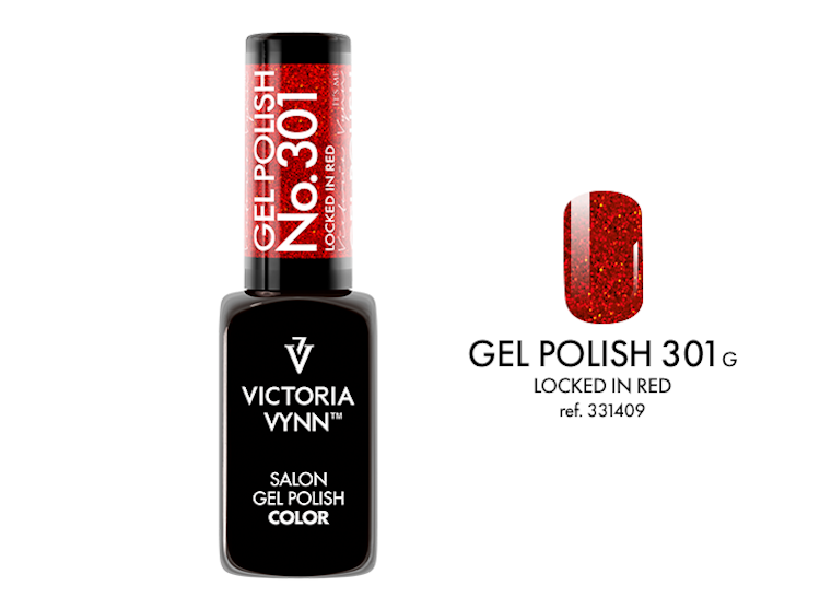 Gel Polish Nr 301 Locken in Red