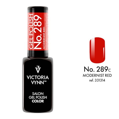 Gel Polish Color No. 289 Modernist Red