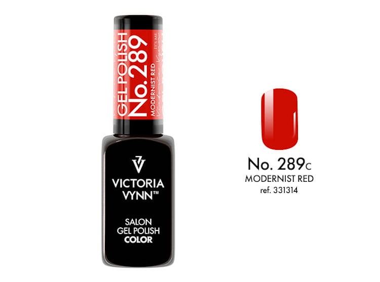 Gel Polish Color No. 289 Modernist Red