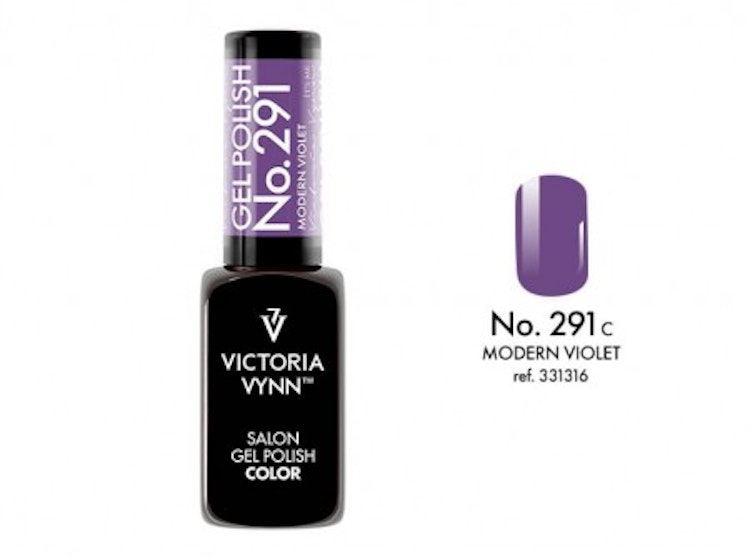 Gel Polish Color No. 291 Modern Violet