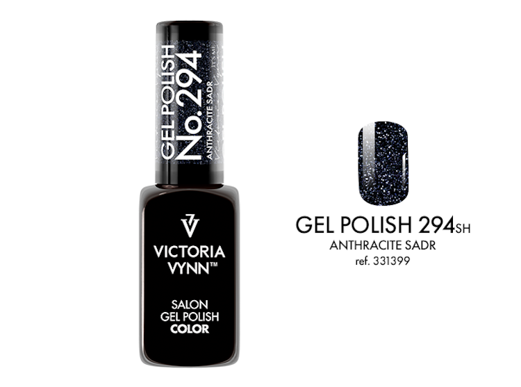 Gel Polish Color No. 294 Antharacite Sadr