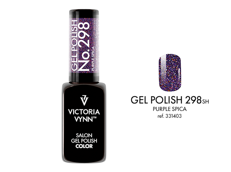 Gel Polish Color No. 298 Purple Spica