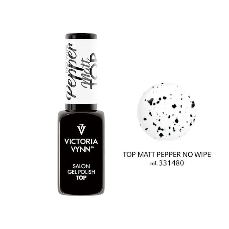 Gel Polish Top Matt No Wipe PEPPER Victoria Vynn - 8 ml