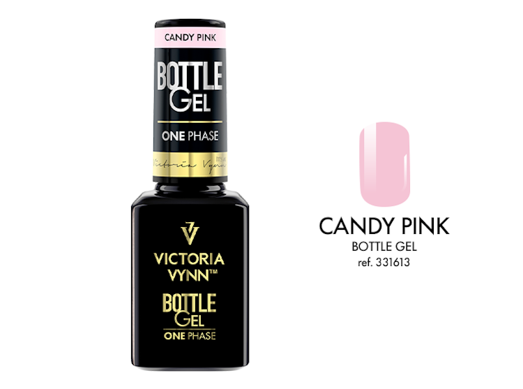 Bottle Gel One Phase - Candy Pink 15 ml