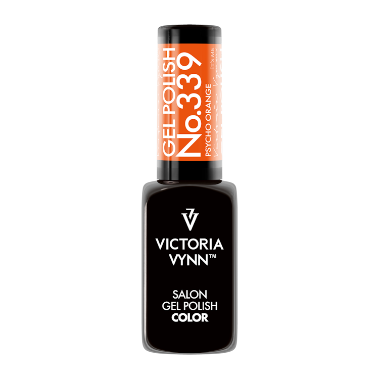 Gel Polish Color No. 339 Psycho Orange