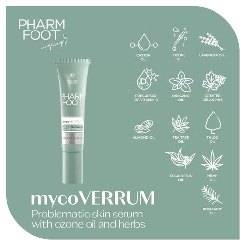 mycoVERRUM PROBLEMATIC SKIN SERUM with ozone oil and herbs
