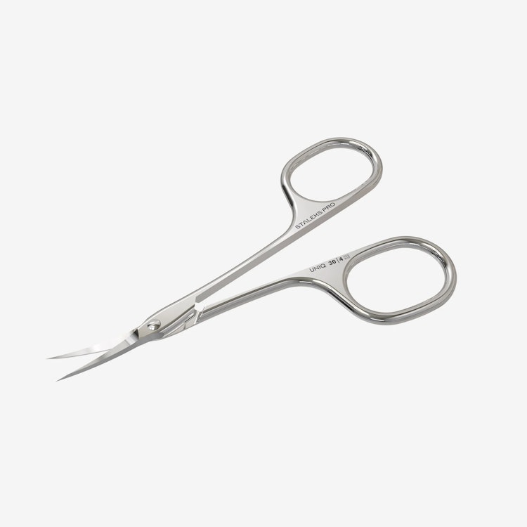 Professional cuticle scissors Asymmetric UNIQ 30-4