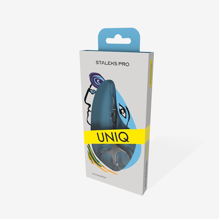 Professional cuticle scissors Asymmetric UNIQ 30-4