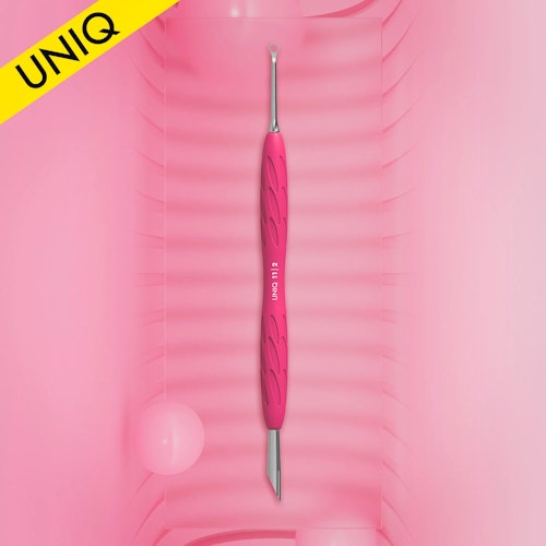 Manicure pusher Gummy with silicone handle UNIQ 11-2