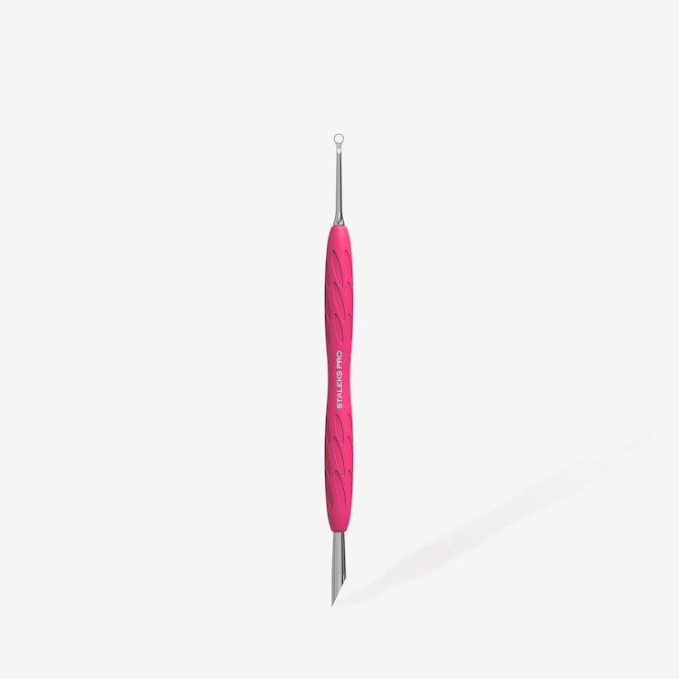 Manicure pusher Gummy with silicone handle UNIQ 11-2