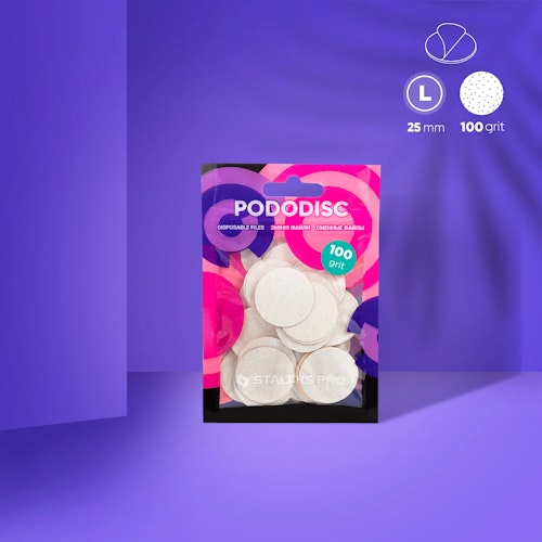 Påfyllningsfilar för Pododisc Staleks Pro L, 100 grit 50 psc