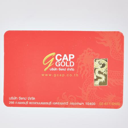 Gcap Thai gold bar bullion, 1 Baht 23K 15,2 G 96,50%
