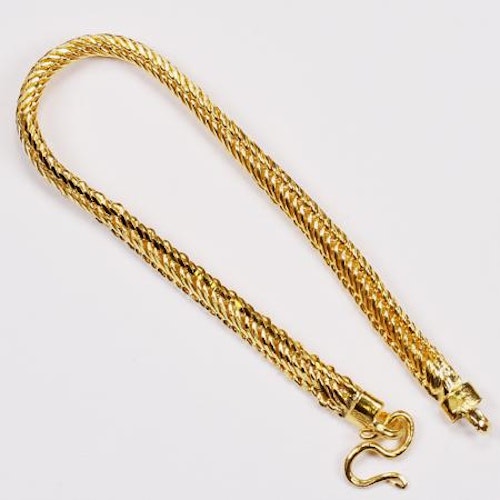 Thai gold bracelet, 1 Baht 15,2 G 23K - 16,5 cm
