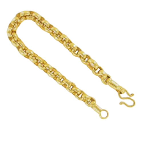 Thai gold bracelet, ½ slung, 7,6 g, 13 cm long