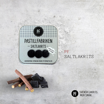 Saltlakrits - plåtask