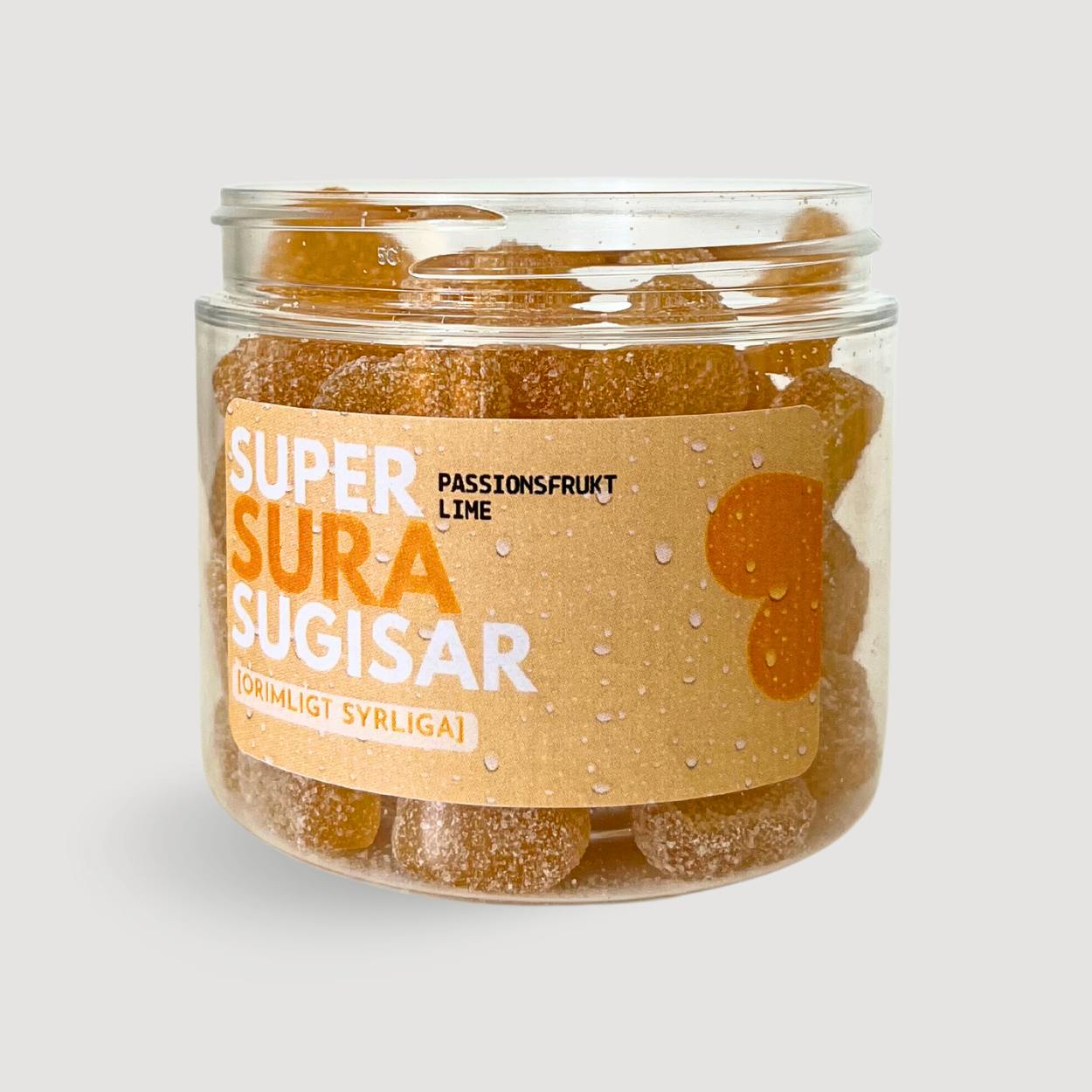 Supersura sugisar- Passionsfrukt Lime